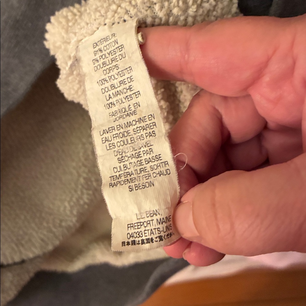 LLBean Men’s Katahdin Iron Works Hooded Sweatshirt, Fleece-Lined - Picture 5 of 9